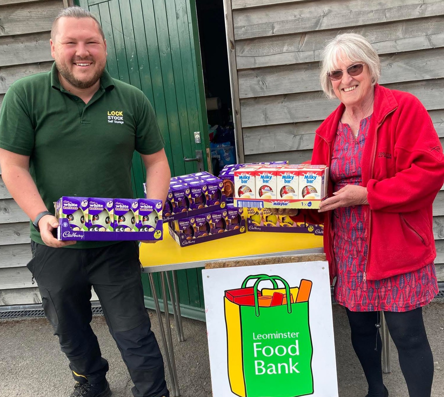 Storage giant’s Easter Egg delivery is a chocolate treat for busy food bank
