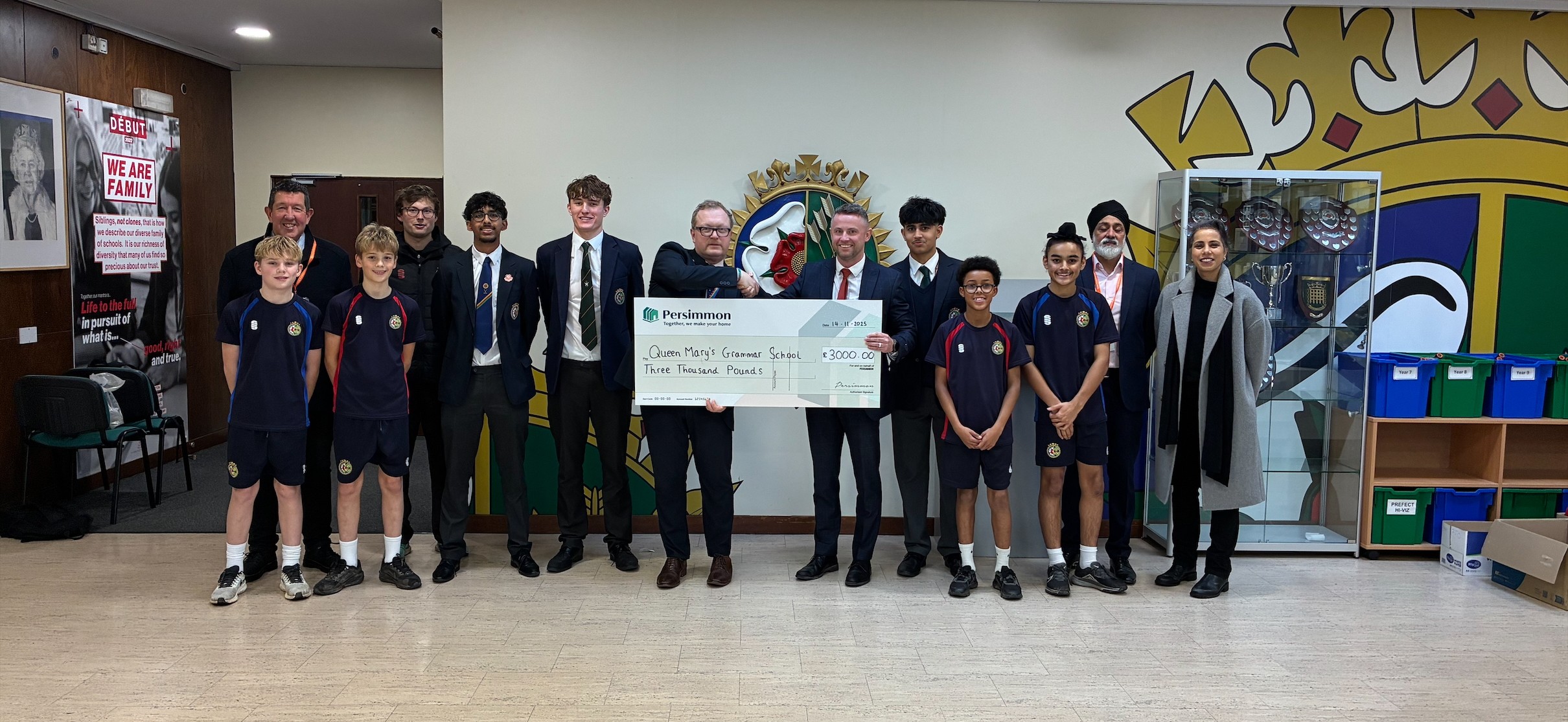 Walsall school receives £3,000 cash boost to support local sports campaign
