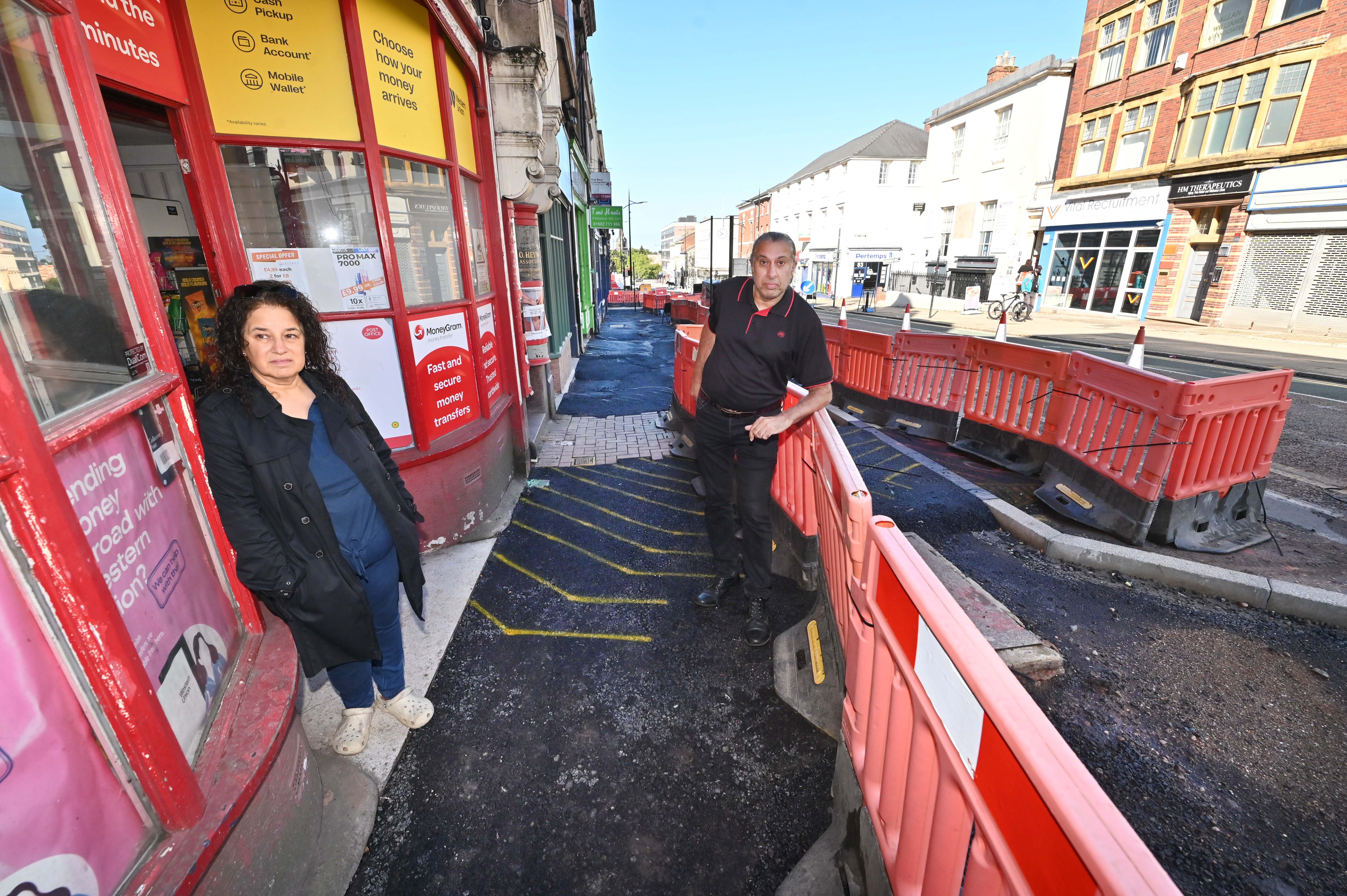 £19m Wolverhampton street works 'making paths dangerous and confusing pedestrians' - claims