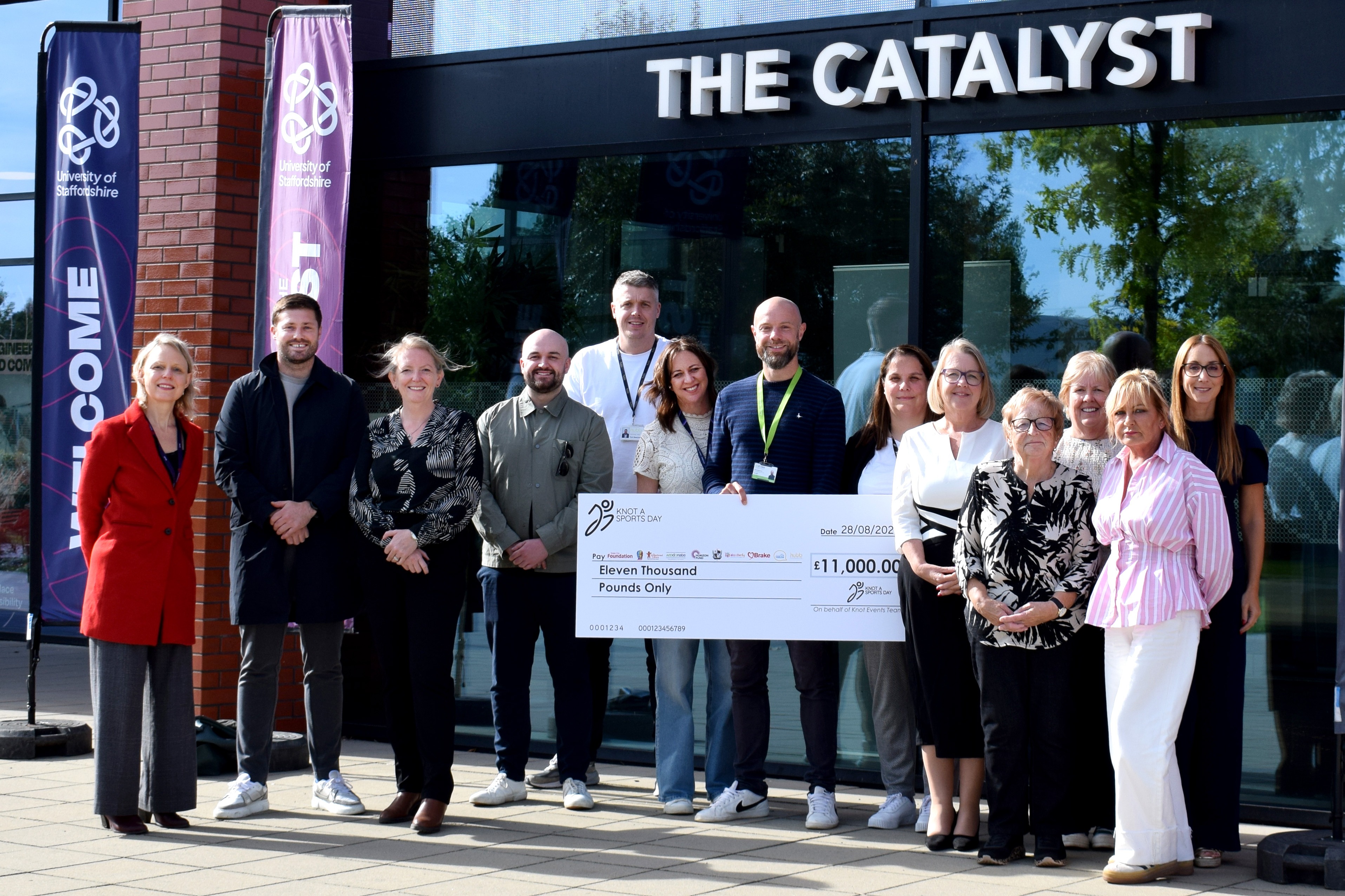 £11,000 raised for 10 Staffordshire charities at team sports day