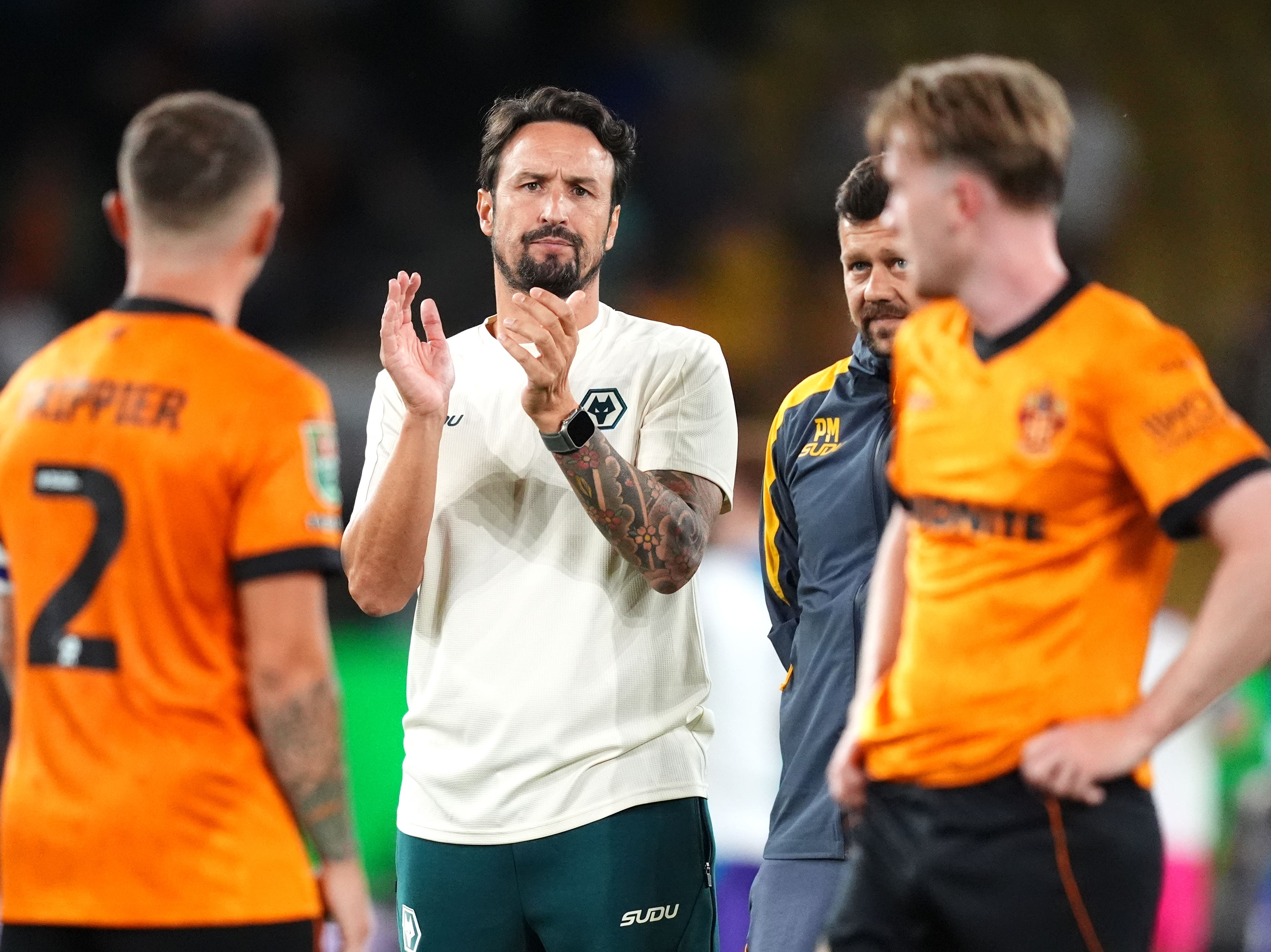 Cesar Peixoto reveals 'positive surprise' at Wolves' attitude