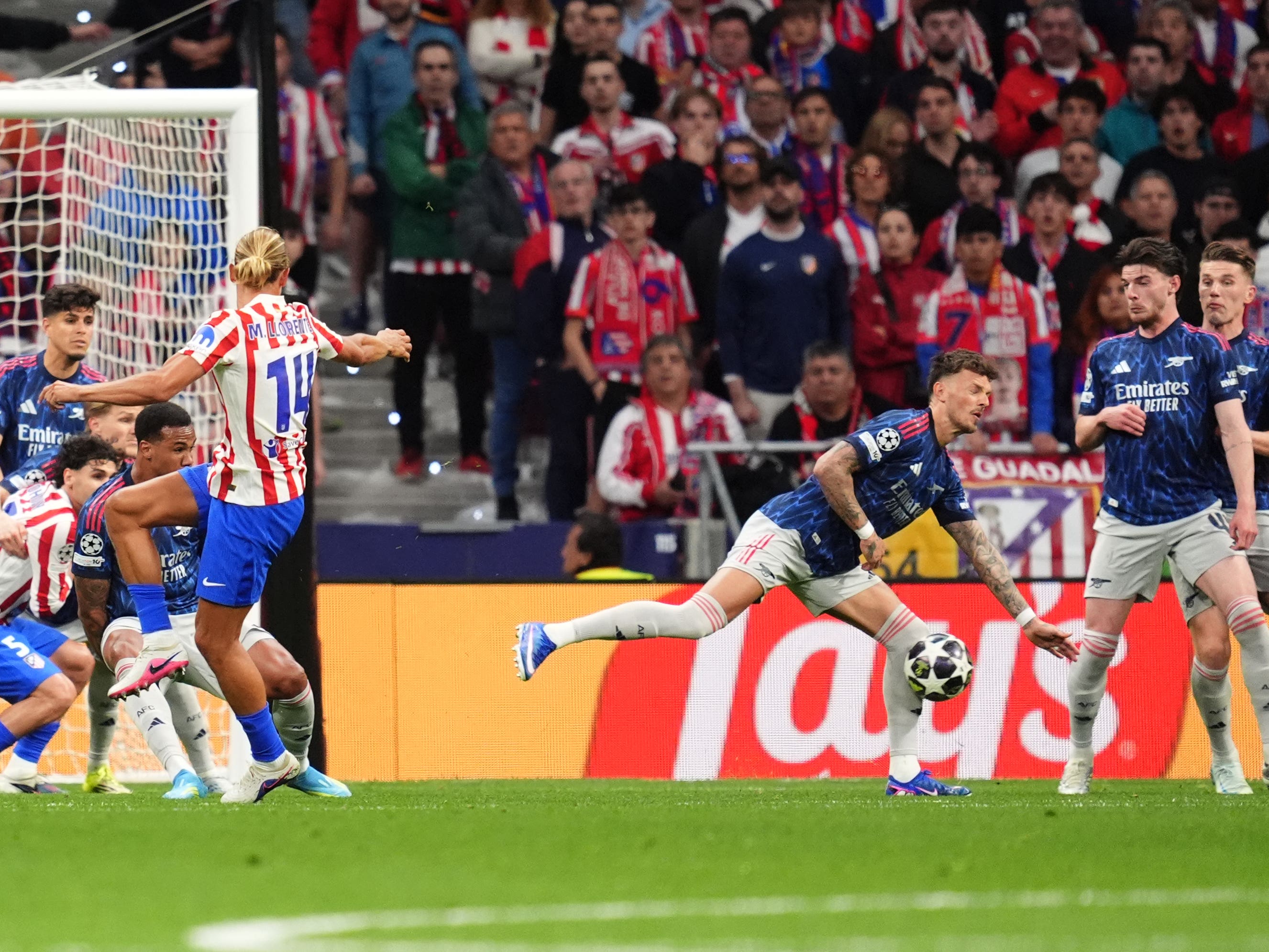 Penalty drama at both ends as Arsenal draw at Atletico Madrid