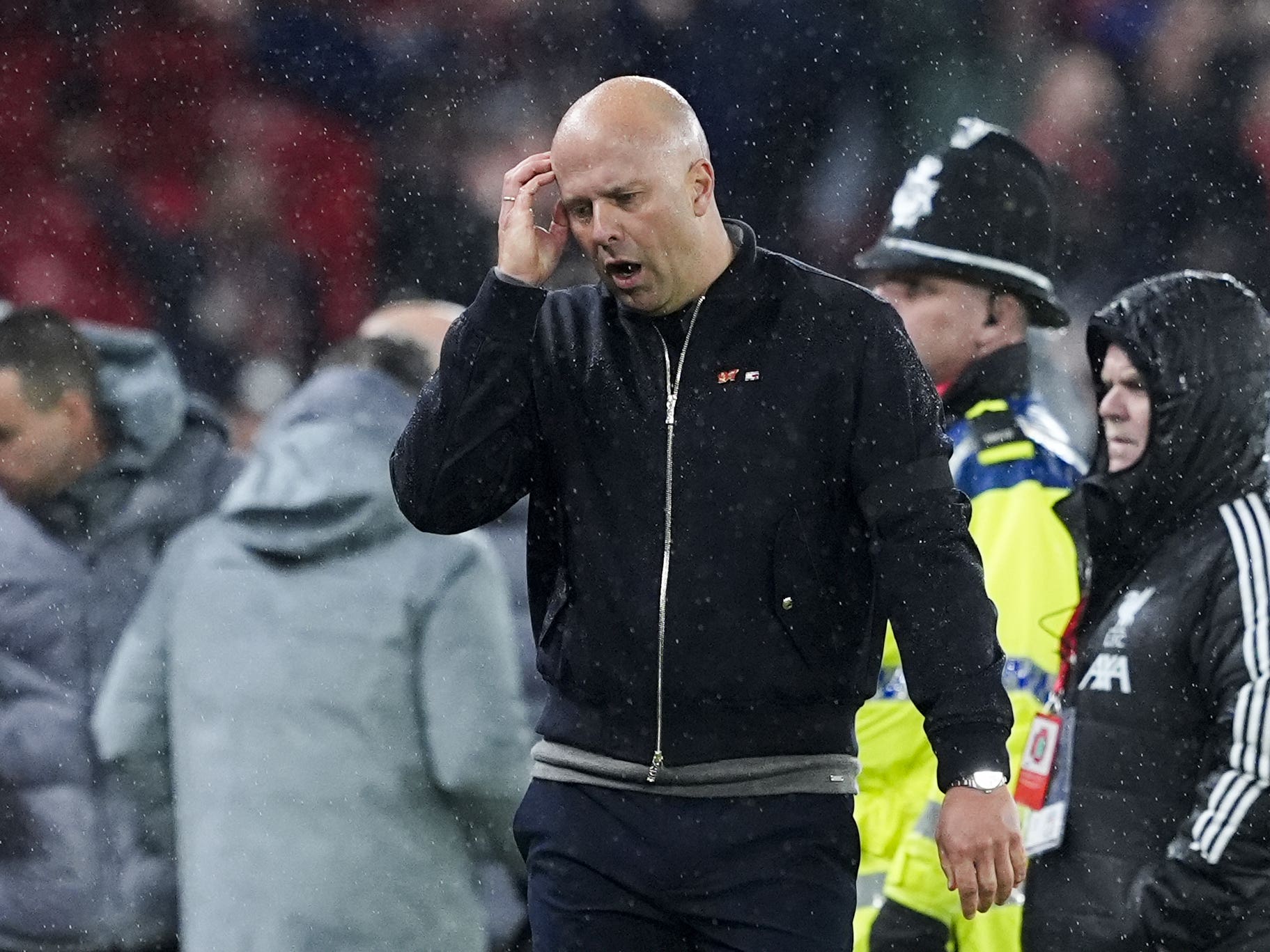 Arne Slot hopes Liverpool can pick up pace in Premier League after cup exits