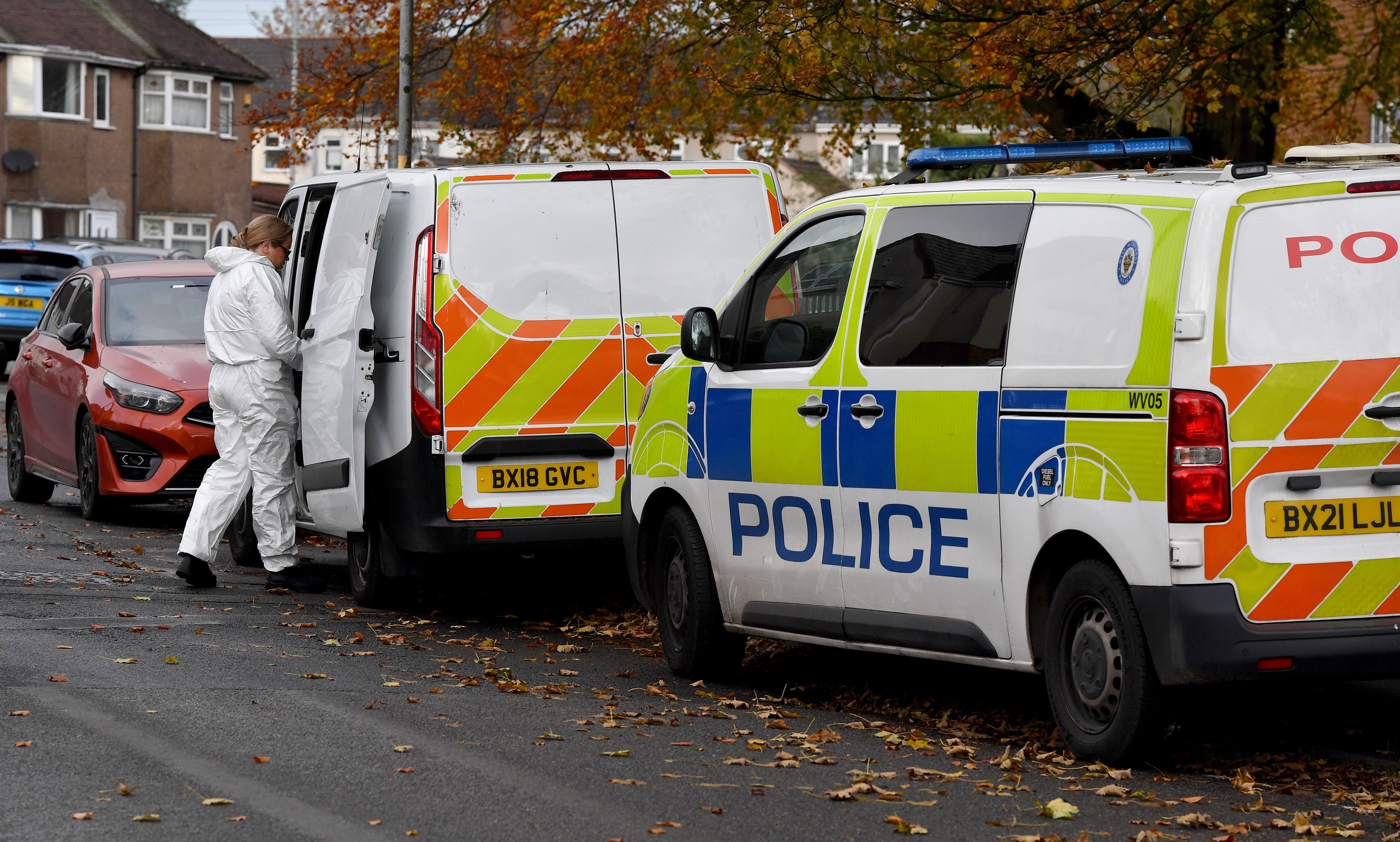 In Pictures: Police on scene of another overnight Wolverhampton shooting as murder investigation launched
