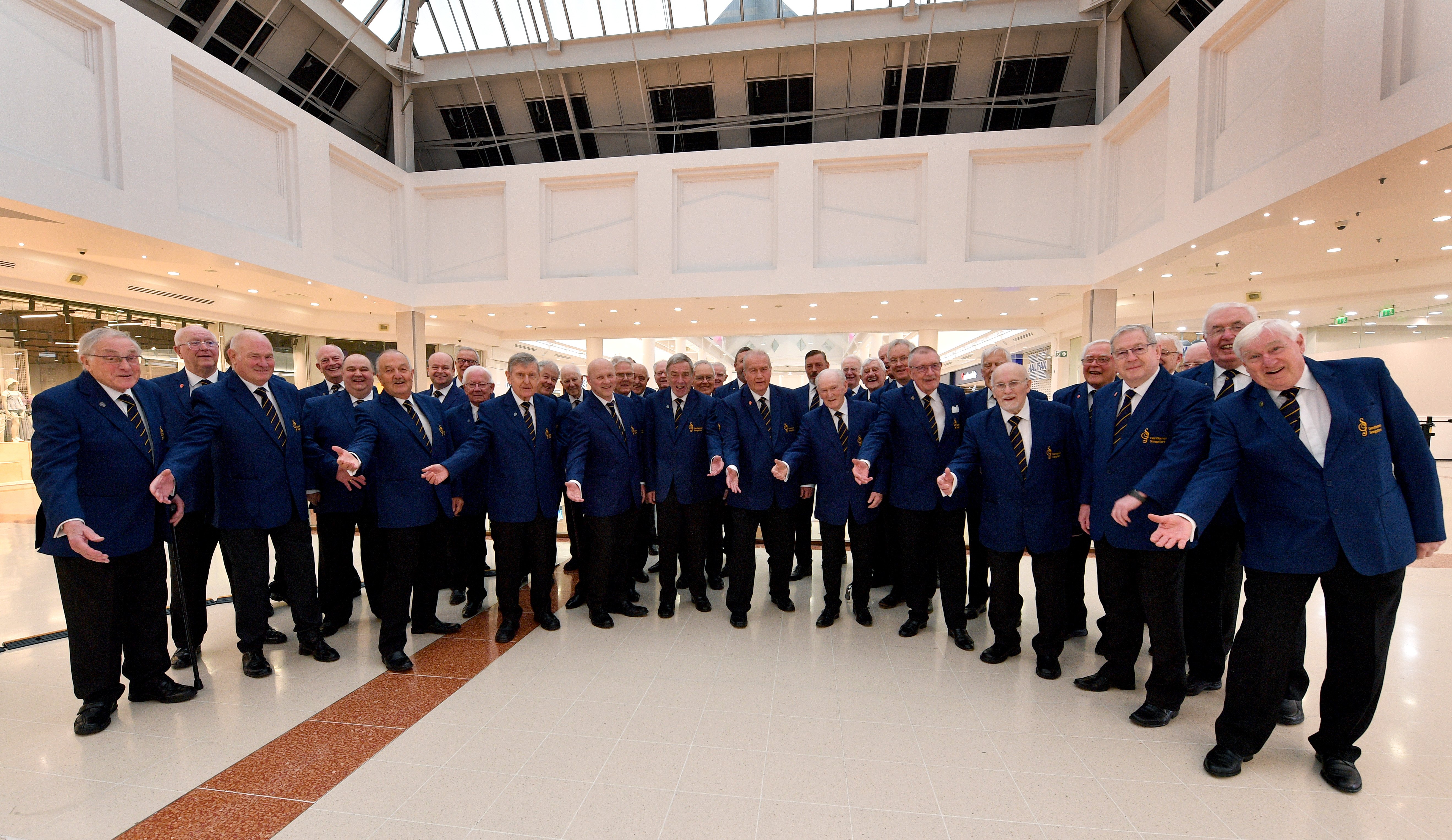 Gentlemen songsters sing 'Black Country Anthem' ahead of Black Country Festival performance